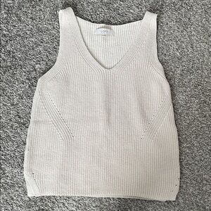 Loft sweater tank top size small 100% cotton